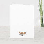 Carte de voeux Romance vintage (Dos)