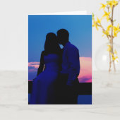 Carte de voeux romantique (Fleur jaune)