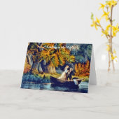 Carte de voeux romantique (Fleur jaune)
