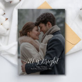 Carte de voeux romantique Couple Noël