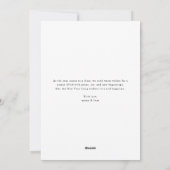 Carte de voeux romantique Couple Noël (Dos)