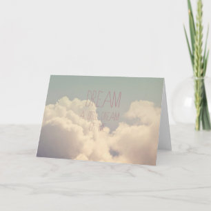 Carte de voeux romantique ...Dream a Little Little
