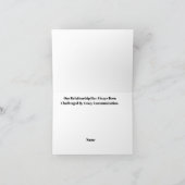 Carte de vœux romantique pour ouvriers de la route (Intérieur)