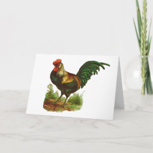 Carte de voeux Rooster