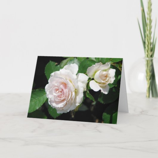 Carte de voeux rose (Devant)