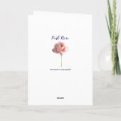 Carte de voeux rose (Dos)