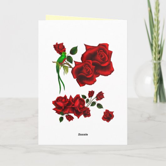 Carte de voeux rose (Dos)