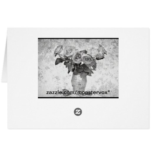 Carte de voeux rose (Dos Horizontal)