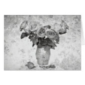 Carte de voeux rose (Devant horizontal)