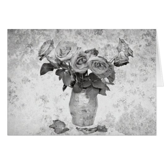 Carte de voeux rose (Devant horizontal)