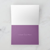 Carte de voeux rose de réflexions de Pegasus (Intérieur)