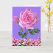 Carte de vœux Rose de Sharon lili de la vallée (Fleur jaune)