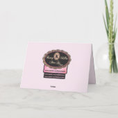 Carte De Voeux Rose Et Dentelle (Dos)