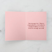 Carte de voeux Rose Fawn (Intérieur)