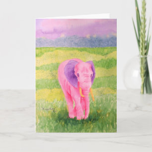 Carte de voeux Rose Mingo