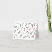 Carte de voeux Rosebud Floral Blank (Devant)