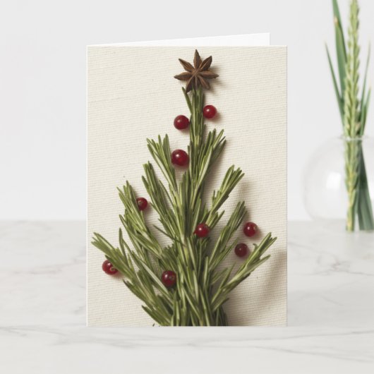 Carte de voeux Rosemary Christmas Tree (Devant)