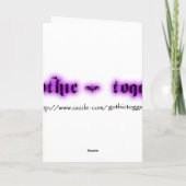 Carte de voeux rouge d'imaginaire de sorcière de (Dos)