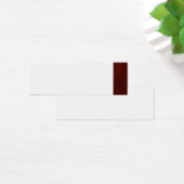 Carte de vœux rouge et blanc de Noël (Bureau)