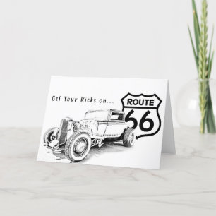 Carte de voeux Route 66