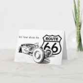 Carte de voeux Route 66 (Devant)