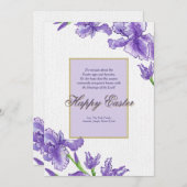 Carte de voeux royale de Pâques (Devant / Derrière)