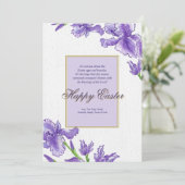 Carte de voeux royale de Pâques (Debout devant)