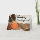 Carte de voeux Rustic Fall Scene (Devant)