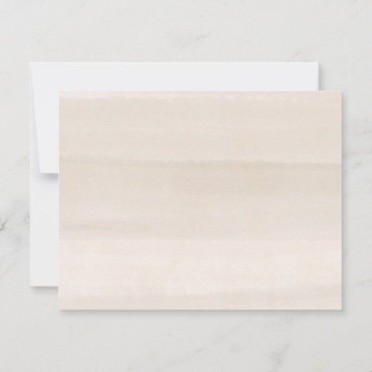 Carte de voeux Rustique Mariage Dusk (Dos)