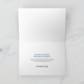 Carte de vœux rustique pour un hiver paisible (Intérieur)