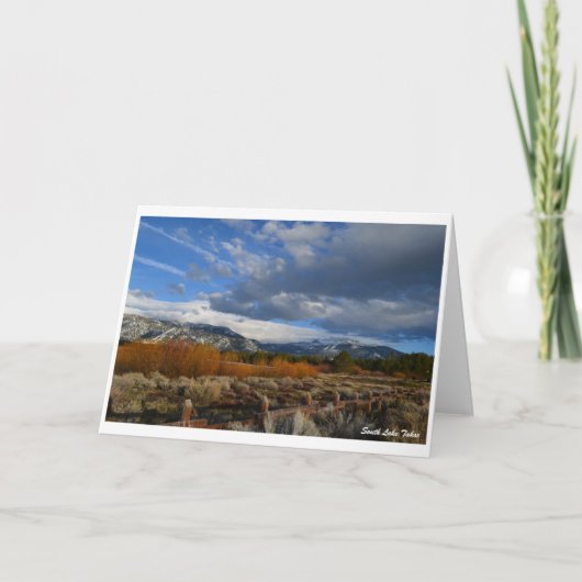 Carte de voeux S. Lake Tahoe (Devant)