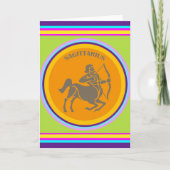 Carte de voeux Sagittaire (Devant)