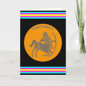 Carte de voeux Sagittaire (Devant)