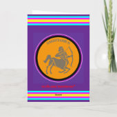 Carte de voeux Sagittarius (Dos)