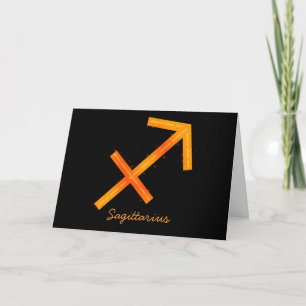 Carte de voeux Sagittarius - Vide