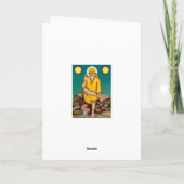 Carte de voeux Sai Baba (Dos)