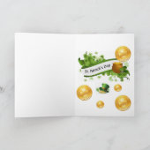 Carte de vœux Saint-Patrick (Intérieur)