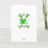 Carte de vœux Saint-Patrick (Dos)