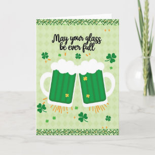 Carte de vœux Saint-Patrick de Lucky Beer