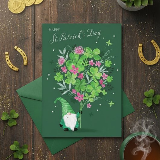 Carte de vœux Saint-Patrick Joyeuse Fête