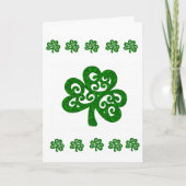Carte de voeux Saint Patrick's Day (Devant)