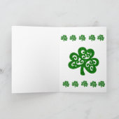 Carte de voeux Saint Patrick's Day (Intérieur)