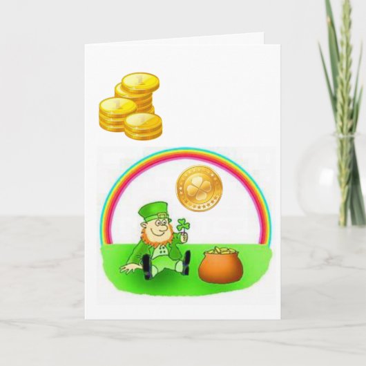 Carte de voeux Saint Patrick's Day (Devant)