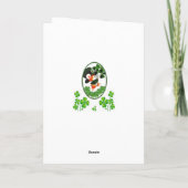 Carte de voeux Saint Patrick's Day (Dos)
