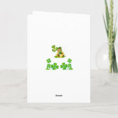 Carte de voeux Saint Patrick's Day (Dos)