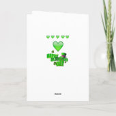 Carte de voeux Saint Patrick's Day (Dos)