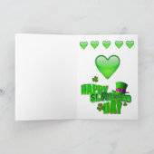 Carte de voeux Saint Patrick's Day (Intérieur)