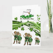 Carte de voeux Saint Patrick's Day (Devant)