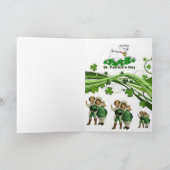 Carte de voeux Saint Patrick's Day (Intérieur)