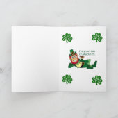 Carte de voeux Saint Patrick's Day (Intérieur)